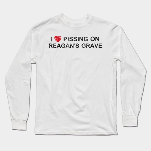 American ex president ronald reagan Long Sleeve T-Shirt by miracle.cnct